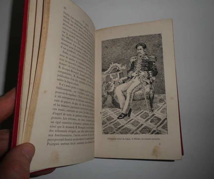 Le Japon. Ouvrage illustré de 46 gravures sur bois et accompagné d'une carte du Japon. Bibliothèque instructive. Paris. Librairie Furne, Jouvet et ...