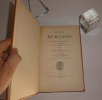 Bulletin et Mémoires de la Société Archéologique et historique de la Charente. Tables générales 1845-1900. Constantin. Angoulême.1904.. SOCIÉTÉ ...