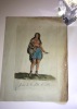 Femme de la terre de Feu. Extrait de : Costumes civils actuels de tous les peuples connus (---). Paris. Deterville. Vers 1800.. GRAVURE - GRASSET DE ...