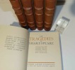 Les tragédies de Shakespeare, traduites par Suzanne Bing et Jacques Copeau. Illustreés par Edy-Legrand. Paris. Union Latine d'éditions. 1939.. ...