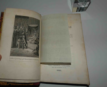 "Abrégé de l'histoire générale des voyages contenant ce qu'il y a de plus remarquable, de plus utile et de mieux avéré dans les pays où les voyageurs ont pénétré ; les moeurs des habitans, la religion, les usages, arts et sciences, commerce, manufactures. Nouvelle édition (---). TOME IV. Paris. Chez Ledentu. 1825."