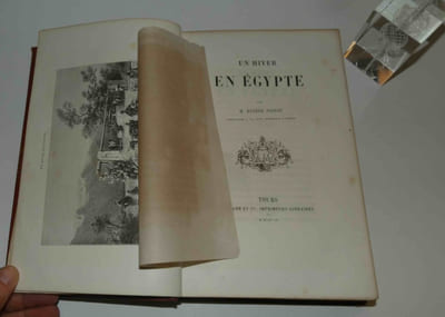 Un hiver en Égypte. Tours. A. Mame et Cie. 1850.
