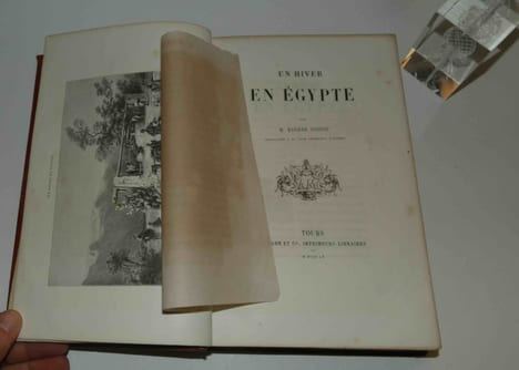 Un hiver en Égypte. Tours. A. Mame et Cie. 1850.. POITOU, Eugène