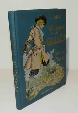 Voyages de Gulliver. Illustrations de A. Robida. Édition pour la jeunesse précédée d'une introduction par M.L Tarsot. Paris. Librairie Renouard - ...
