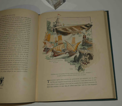 Voyages de Gulliver. Illustrations de A. Robida. Édition pour la jeunesse précédée d'une introduction par M.L Tarsot. Paris. Librairie Renouard - ...