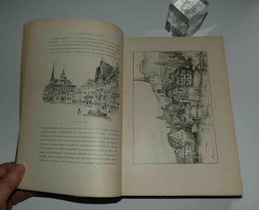 Les vieilles villes du Rhin, à travers la Suisse, L'Alsace, L'Allemagne et la Hollande, Dorbon aîné s.-d. 1911.