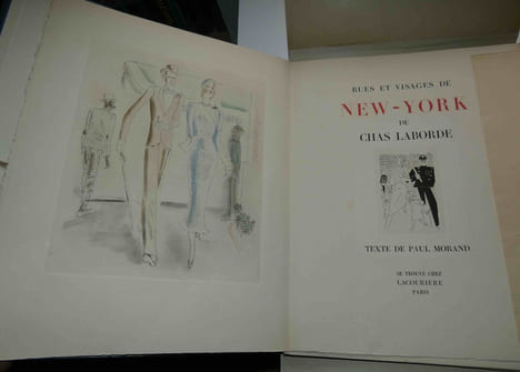 Rues et visages de New-York, illustrations de Chas-Laborde, Paris, Lacourière, 1950. . MORAND, Paul