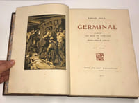 Germinal. Illustré de Bois en camaieu par Paul-Émile Colin. Paris. Les cent bibliophiles. 1912.
