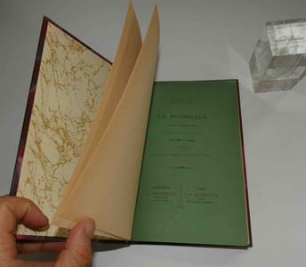 Siège de La Rochelle : journal contemporain (20 juillet 1627-4 juillet 1630) avec planche et fac-similé publié d'après le manuscrit appartenant à M. E. Racaud. La Rochelle. Thoreux. Paris. Dumoulin. 1872.