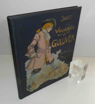 Voyages de Gulliver. Illustrations de A. Robida. Édition pour la jeunesse précédée d'une introduction par M.L Tarsot. Paris. Librairie Renouard - ...