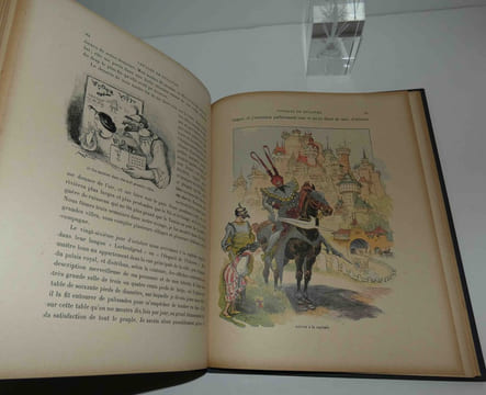 Voyages de Gulliver. Illustrations de A. Robida. Édition pour la jeunesse précédée d'une introduction par M.L Tarsot. Paris. Librairie Renouard - ...