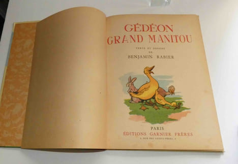 Gédéon grand manitou. Paris. Garnier. 1949.. RABIER, Benjamin