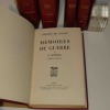 Mémoires de Guerre. 1940-1945. Librairie Plon 1954 - 1959. Mémoires d'Espoir 1958-1962, et 1962 - - - . Plon. Paris. 1970 -1971.. DE GAULLE, Général ...