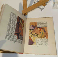 La fête à Coqueville. Texte manuscrit et imagé par Joseph Hémard. Éditions Littéraires de France. 1942.