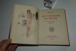 Les chansons de Bilitis. Cinq illustrations originales au repérage en noir et sanguine de Lobel Riche. Paris. Rombaldi. 1937.. LOUYS, Pierre - ...