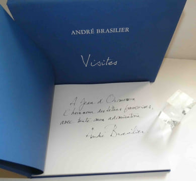 Visites. André Brasilier dessins - Textes de Lydia Harambourg. Lausanne, aux éditions Acatos, 2003.. BRASILIER, André - HARAMBOURG, Lydia