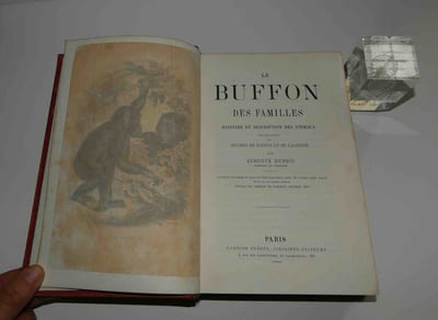 Le Buffon des familles : histoire et description des animaux, extraites des oeuvres de Buffon et de Lacépède par Auguste Dubois, sans date [1872].
