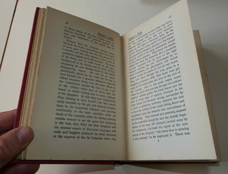 Almayer's folly, a story of an eastern river. London T. Fisher Unwin. The Adelphi Library. 1914.. CONRAD, Joseph