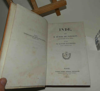 Inde. L'univers pittoresque : histoire et description de tous les peuples, de leurs religions, moeurs, coutumes, industries, etc. Paris. Firmin-didot. 1845.