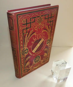 A travers l'Amérique, nouvelles et récits, par Lucien Biart. Vingt-Huit dessins hors-texte par F. Lix. Gravures de Gérard, Hotelin, Langeval, A. leray, F. Meaulle et Ravenel. Paris. Bibliothèque du Magasin des demoiselles. Sans date. [1876].