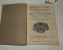Dissertation très instructive, et tres curieuse pour la pratique sur trois opérations de la pierre faites en six mois de temps, avec un grand succez, ...