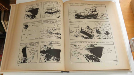 Les Aventures de Tintin, reporter du Petit Vingtième au Pays des Soviets. Tirage en fac-similé.Tournai. Casterman, 1981.. HERGÉ