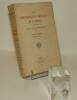 Les souterrains-refuges de la France contribution à l'histoire de l'habitation humaine. Paris. Auguste Picard. 1923.. BLANCHET, Adrien