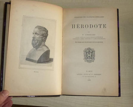 Hérodote, collection des classiques populaires, Paris, Lecène, Oudin, 1892.. CORRÉARD (F.)