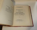 Formation de nos chansons folkloriques. &Eacute;ditions du scarab&eacute;e. 1953.. COIRAULT, Patrice
