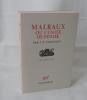 Malraux ou l'unité de pensée, les essais CLIV, Paris, Gallimard - NRF, 1970.. DORENLOT (F.-E.)