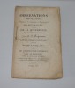 Observations importantes relatives à la réimpression et à la propagation des mauvais livres suivies de la conférence des livres irréligieux, 1825.. ...