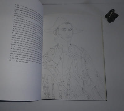 Arlequins, carnet de dessins, présentation de Jean Charensol, Paris, la Bibliothèque des Arts, 1971.. CIRY, Michel