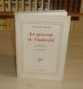 Le présent de l'indicatif, essai sur le nouveau roman, édition revue et augmentée, Paris, NRF-Gallimard, 1973.. Bloch-Michel (Jean)