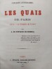 Voyages littéraires sur les quais de Paris. Lettre à un Bibliophile de Province. FONTAINE DE RESBECQ (A de)