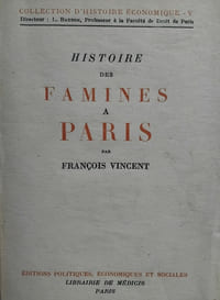 Histoire des famines à Paris