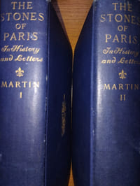 The stones of Paris in history and letters