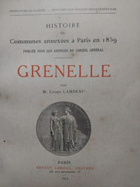 Histoire des communes annexées à Paris en 1860. Grenelle.