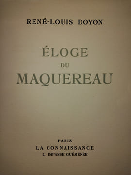 Eloge du maquereau. DOYON (René-Louis)