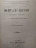 Journal de François. Bourgeois de Paris. 23 décembre 1588-30 avril 1589. SAULNIER (François)