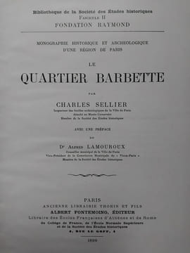 Le quartier Barbette. SELLER (Charles)
