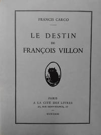 Le destin de François Villon
