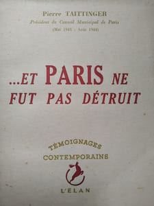 ...Et Paris ne fut pas détruit