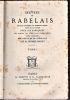 Oeuvres de Rabelais. . RABELAIS ..//.. François Rabelais.