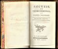 Recueil de poésies fugitives et contes nouveaux.. PIIS ...//... Pierre-Antoine-Augustin de Piis (1755-1832).