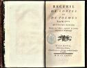 Recueil de contes et de poèmes.. DORAT Claude-Joseph ...//... Claude-Joseph Dorat (1734-1780). 
