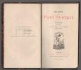 Oeuvres de Paul Bourget. - Poésies 1872-1876. - Au bord de la mer. - La vie tranquile. - Petits poèmes.. BOURGET Paul ..//.. Paul Bourget (1852-1935).