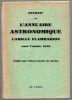 Extrait de l'annuaire astronomique Camille Flammarion pour l'année 1958. Publié par l'Observatoire de Juvisy. - 94e année.. 