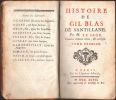 Histoire de Gil Blas de Santillane, par M. Le Sage. Dernière édition revue, & corrigée.. LE SAGE ..//.. Alain-René Lesage (1668-1747).