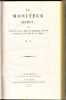 Le Moniteur secret ou Tableau de la cour de Napoléon, de son caractère et de celui de ses agens.. COUCHERY ..//.. Jean-Baptiste Couchery (1768-1814).