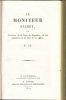 Le Moniteur secret ou Tableau de la cour de Napoléon, de son caractère et de celui de ses agens.. COUCHERY ..//.. Jean-Baptiste Couchery (1768-1814).